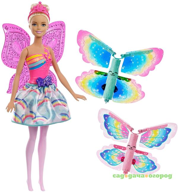 Фото Кукла Mattel Barbie Dreamtopia с летающими крыльями FRB08