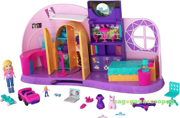 Фото Игровой набор Mattel Polly Pocket Комната Полли Покет