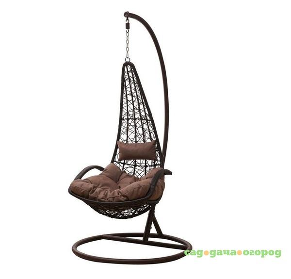 Фото Подвесное кресло Rocco Brown коричневого цвета