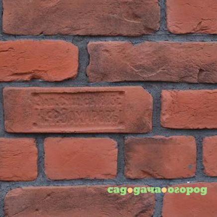 Фото Искусственный камень Imperator Bricks Cтаринная мануфактура тычковый красный