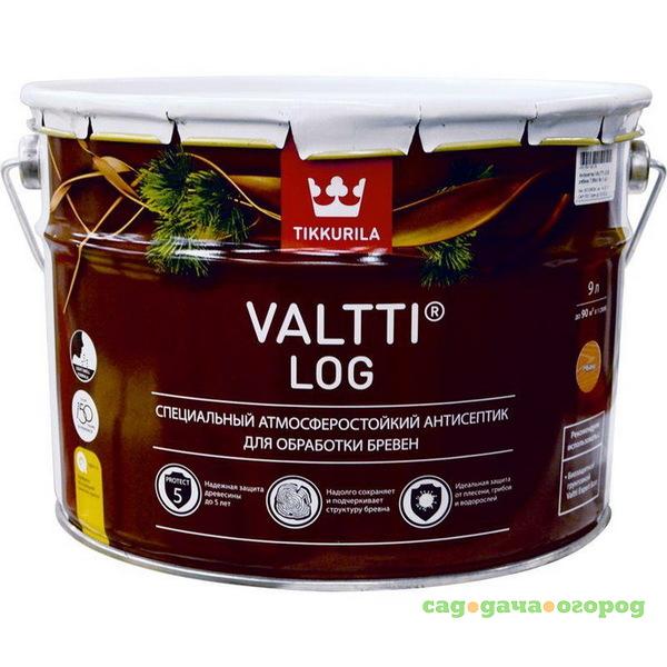 Фото Антисептик Tikkurila Valtti Log EC 9 л