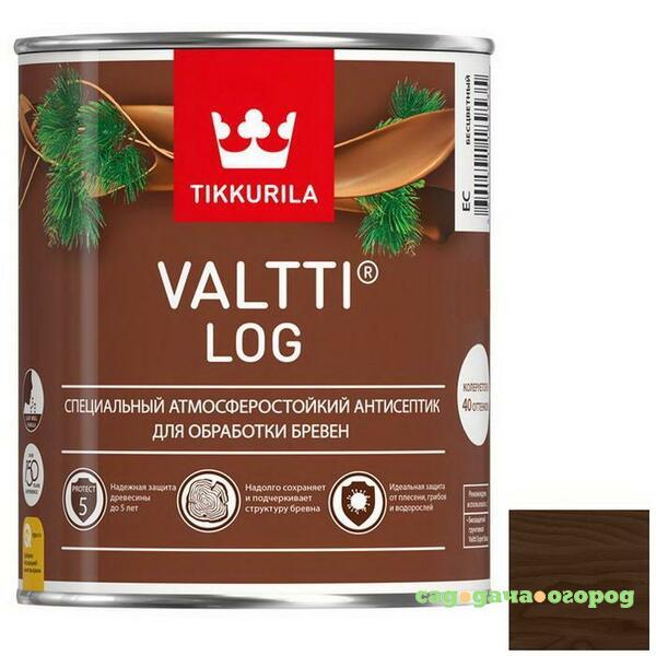 Фото Антисептик Tikkurila Valtti Log палисандр 0,9 л