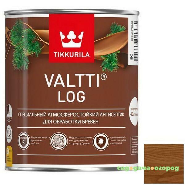 Фото Антисептик Tikkurila Valtti Log тик 0,9 л