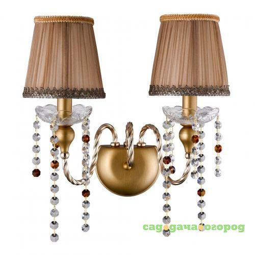 Фото Бра Crystal Lux Alegria AP2 Gold-Brown