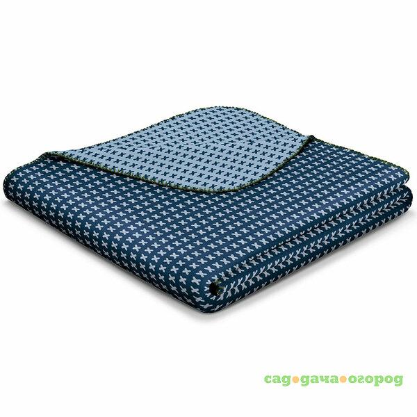 Фото Плед Biederlackborbo Borbo Top Cotton Tundra, 180x220 см., цвет синий