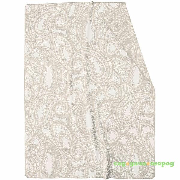 Фото Плед Biederlackborbo Smooth Elegance Paisley, 150x200 см., цвет бежевый