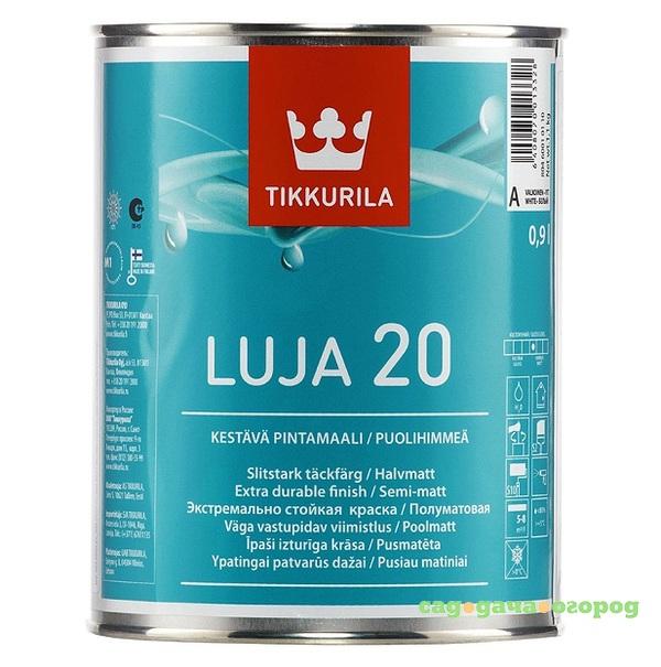 Фото Краска интерьерная Tikkurila Luja 20 основа А полуматовая 0,9 л