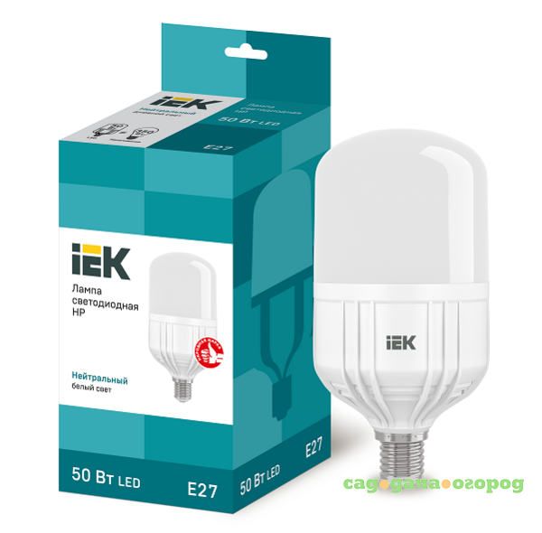 Фото Лампа светодиодная IEK HP 50 Вт Е27 4000К