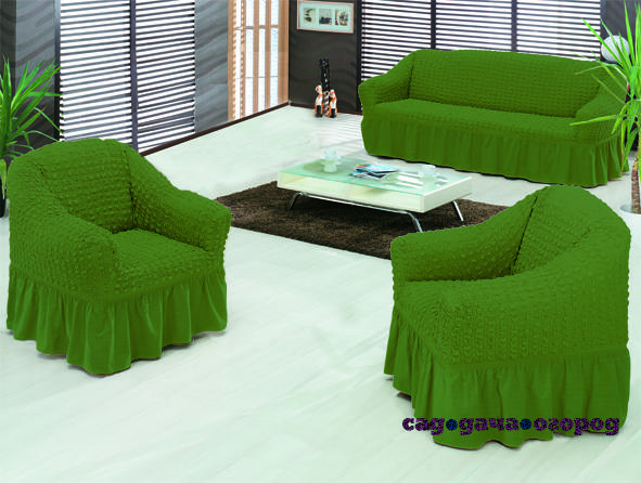 Фото Набор чехлов для дивана Bulsan Цвет: Зеленый