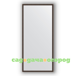 Фото Зеркало в багетной раме Evoform витой махагон 68х148 см