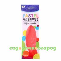 Фото Перчатки Cleanwrap Pastel хозяйственные универсальные S