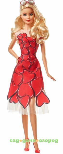 Фото Кукла Mattel Barbie Коллекционная в красном платье
