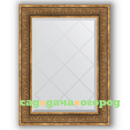 Фото Зеркало в багетной раме Evoform вензель бронзовый 69x91 см