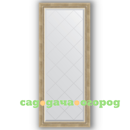 Фото Зеркало в багетной раме Evoform состаренное серебро 63x153 см