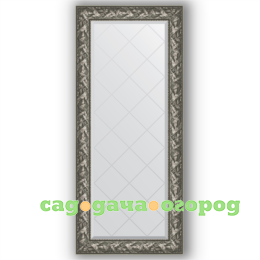 Фото Зеркало в багетной раме Evoform византия серебро 69x158 см