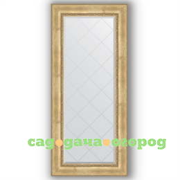 Фото Зеркало в багетной раме Evoform состаренное серебро 72x162 см