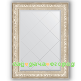 Фото Зеркало в багетной раме Evoform серебро 80x108 см