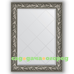 Фото Зеркало в багетной раме Evoform византия серебро 79x106 см