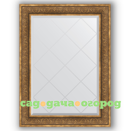 Фото Зеркало в багетной раме Evoform вензель бронзовый 79x106 см