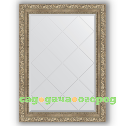 Фото Зеркало в багетной раме Evoform античное серебро 75x102 см