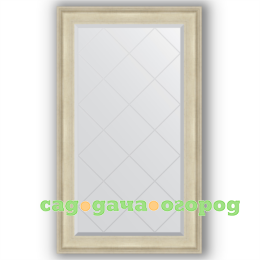 Фото Зеркало в багетной раме Evoform травленое серебро 78x133 см