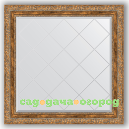 Фото Зеркало в багетной раме Evoform античная бронза 85x85 см