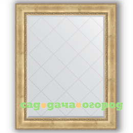Фото Зеркало в багетной раме Evoform состаренное серебро 102x127 см