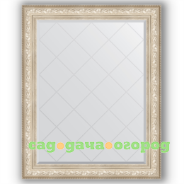 Фото Зеркало в багетной раме Evoform серебро 100x125 см