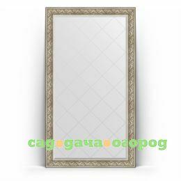 Фото Зеркало в багетной раме Evoform барокко серебро 115x205 см