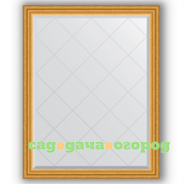 Фото Зеркало в багетной раме Evoform состаренное золото 92x117 см