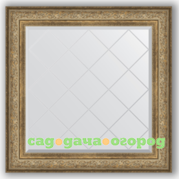 Фото Зеркало в багетной раме Evoform античная бронза 90x90 см