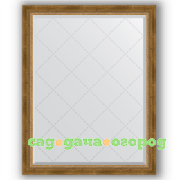 Фото Зеркало в багетной раме Evoform состаренная бронза 93x118 см
