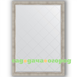 Фото Зеркало в багетной раме Evoform римское серебро 131x186 см