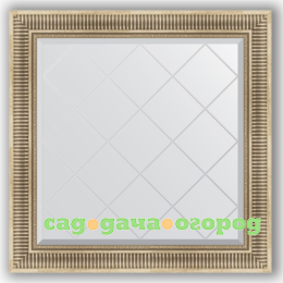 Фото Зеркало в багетной раме Evoform серебряный акведук 87x87 см