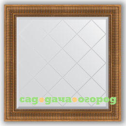 Фото Зеркало в багетной раме Evoform бронзовый акведук 87x87 см