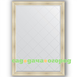 Фото Зеркало в багетной раме Evoform травленое серебро 134x189 см