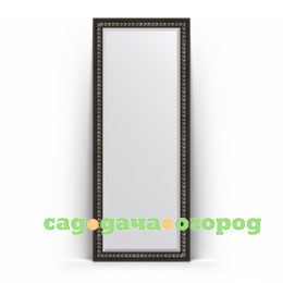 Фото Зеркало в багетной раме Evoform черный ар-деко 80x199 см