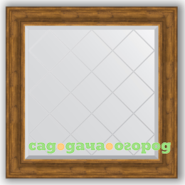 Фото Зеркало в багетной раме Evoform травленая бронза 89x89 см