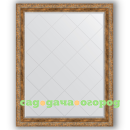 Фото Зеркало в багетной раме Evoform античная бронза 95x120 см