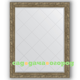 Фото Зеркало в багетной раме Evoform античная латунь 95x120 см