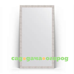 Фото Зеркало в багетной раме Evoform соты алюминий 108x197 см