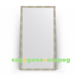 Фото Зеркало в багетной раме Evoform алюминий 106x196 см