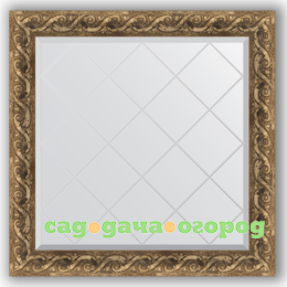 Фото Зеркало в багетной раме Evoform фреска 86x86 см