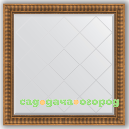 Фото Зеркало в багетной раме Evoform бронзовый акведук 107x107 см