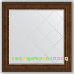 Фото Зеркало в багетной раме Evoform состаренная бронза 112x112 см