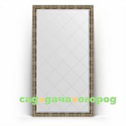 Фото Зеркало в багетной раме Evoform серебряный бамбук 108x198 см