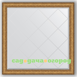 Фото Зеркало в багетной раме Evoform медный эльдорадо 104x104 см