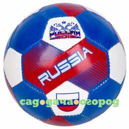 Фото Мяч футбольный,230/250г, №5, PVC ,matt, 1poly cot,"RUSSIA"