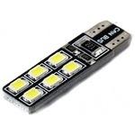 фото Led лампа вымпел t10-w5w 12smd 2835 can bus white 5121 (2 шт.)