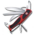 фото Нож victorinox rangergrip 58 hunter 0.9683.mc 130 мм, 13 функций, красный